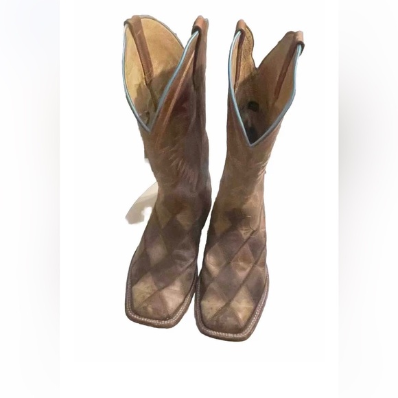 Horse Power By Anderson BeanUnbeweaveable Leather Cowboy Boots Size9 EE
